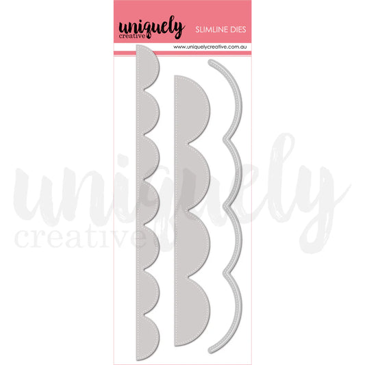 Uniquely Creative Slimline Dies- Oversized Scallop Strip