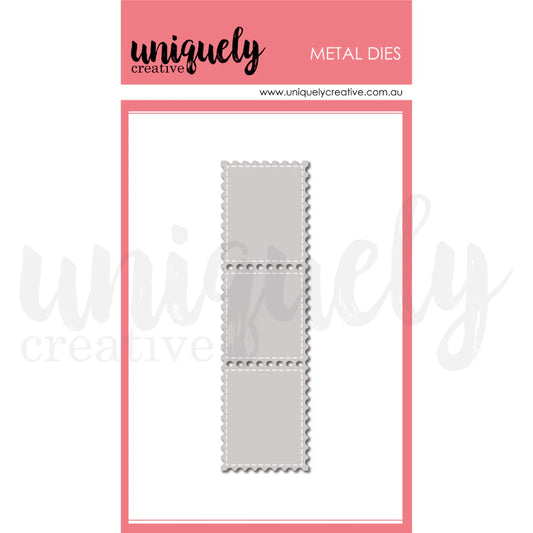 Uniquely Creative Metal Dies- Postage Stamp Strip Die