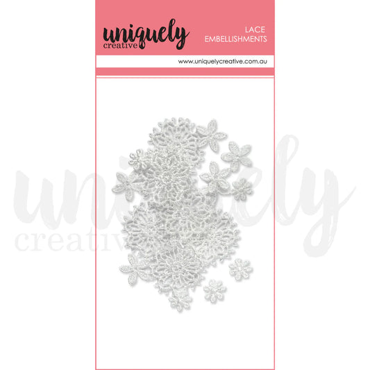 Uniquely Creative Lace Embeliishments- Lace Daisies