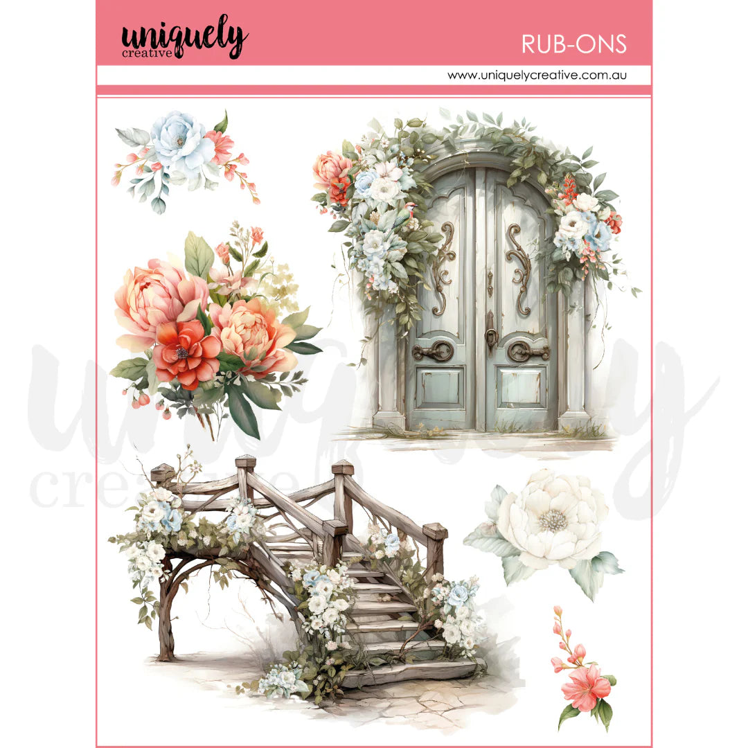 Uniquely Creative Embellishments - Rub-Ons- Vintage Chronicles
