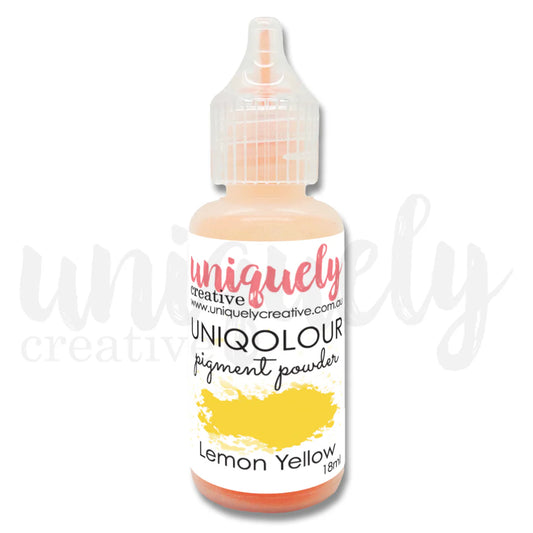 Uniquely Creative Uniqolour Pigment Powder- Lemon Yellow