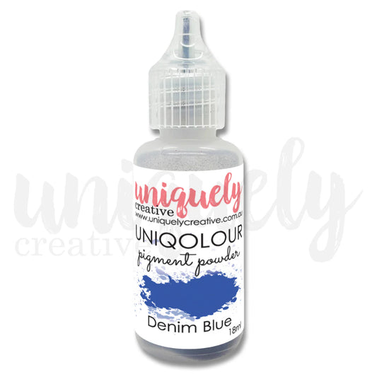 Uniquely Creative Uniqolour Pigment Powder - Denim Blue