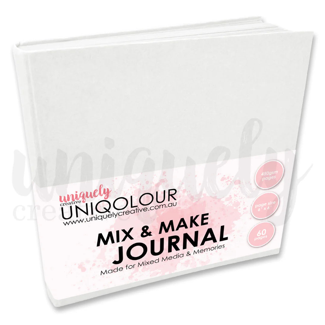 Uniquely Creative 6x6 Mix & Make Journal White- Scrapbooking Albums