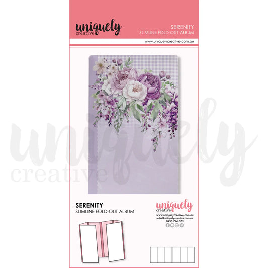 Uniquely Creative Slimline Fold-Out Album - Serenity