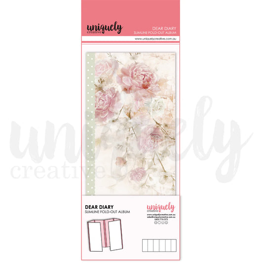 Uniquely Creative Slimline Fold-Out Album- Dear Diary