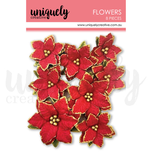 Uniquely Creative Mixed Flowers- Christmas Poinsettia