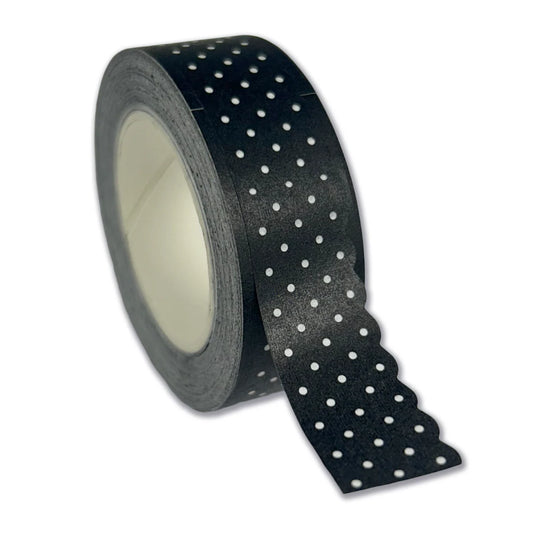 Uniquely Creative Embellishments- Washi Tape- Heart & Soul Scallop Polka Dot 15m
