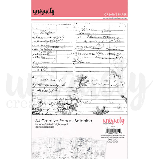 Uniquely Creative A4 Creative Paper- Botanica