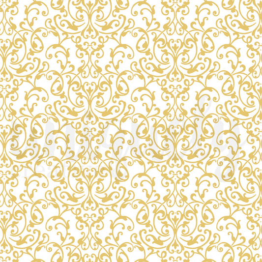 Uniquely Creative 12x12 Foil Acetate Sheet - Damask