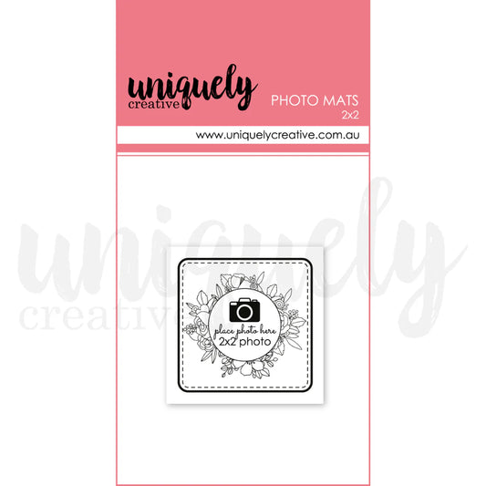 Uniquely Creative Photo Mats- 2" x 2"