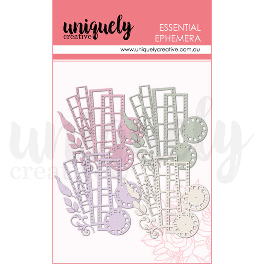 Uniquely Creative Essential Ephemera Pack - Acetate Layering Ephemera