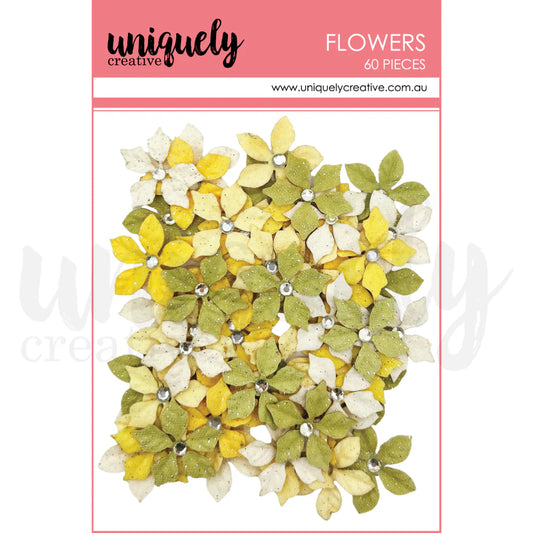 Uniquely Creative Flowers- Golden Meadows- 60 pcs