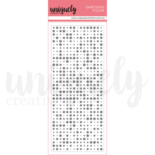 Uniquely Creative Slimline Embossing Folder- Inspiring