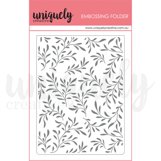 Uniquely Creative Embossing Folder- Foliage