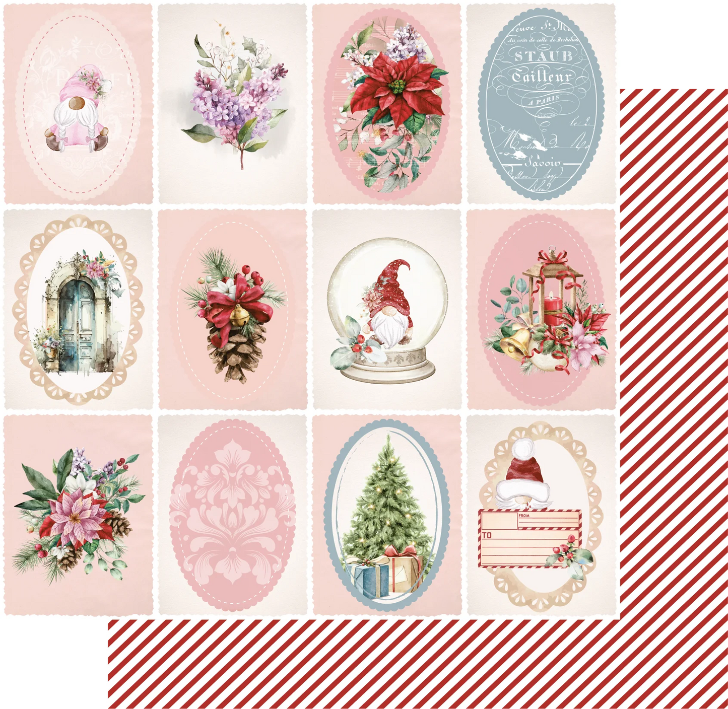 Uniquely Creative 12x12 Double Sided Paper - A Christmas Dream - Excitement