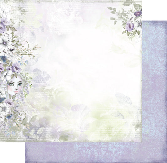 Uniquely Creative 12x12 Double Sided Paper - Wisteria Lane- Pretty