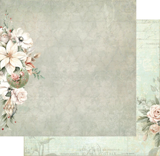 Uniquely Creative 12x12 Double Sided Paper- Christmas Wishes- Making a List