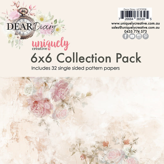 Uniquely Creative 6x6 Paper Pad - Dear Diary