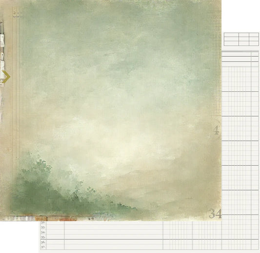 Uniquely Creative 12x12 Double Sided Paper - Field Notes- Northline