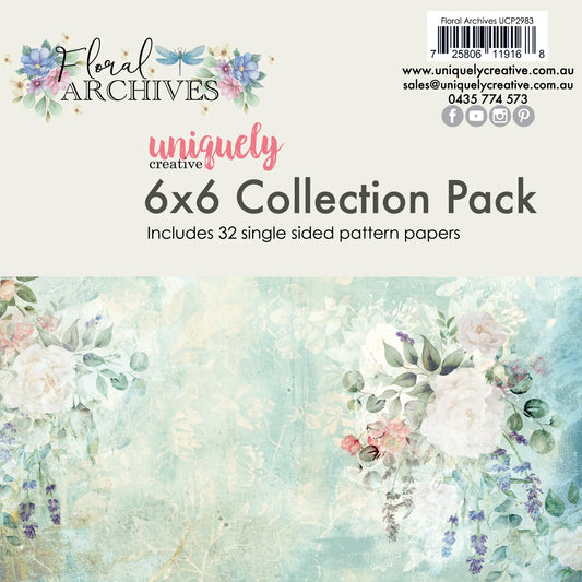 Uniquely Creative 6x6 Paper Pack - Floral Archives