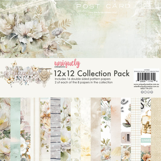 Uniquely Creative 12x12 Double Sided Paper Pack - Bohemian Escape