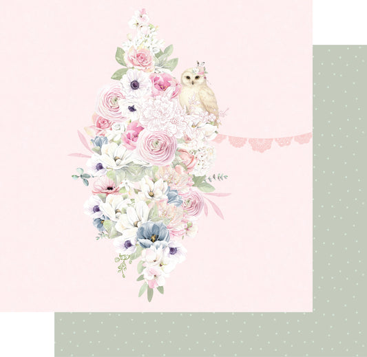 Uniquely Creative 12x12 Double Sided Paper - Whispers of Wisdom- This is Grace