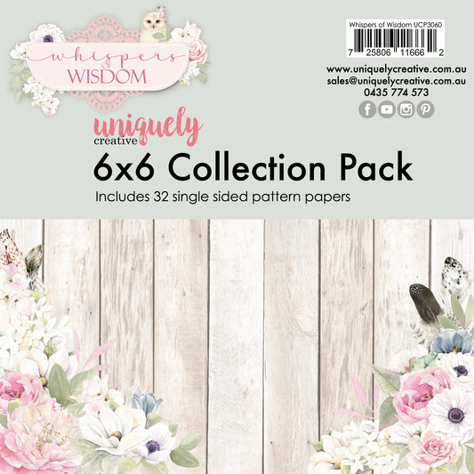 Uniquely Creative 6x6 Paper Pad- Whispers of Wisdom