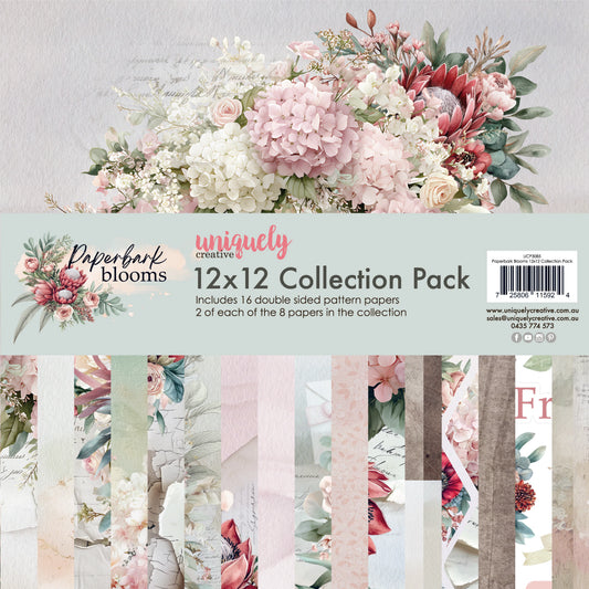 Uniquely Creative 12x12 Double Sided Paper Pack - Paperbark Blooms
