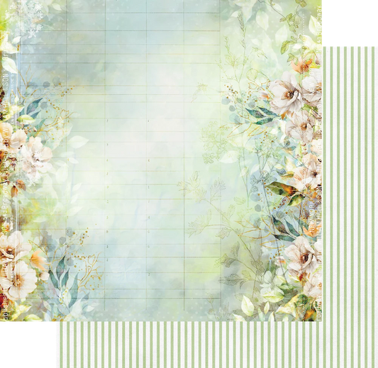 Uniquely Creative 12x12 Double Sided Paper - Delighted Curiosities- The Collector's Ledger