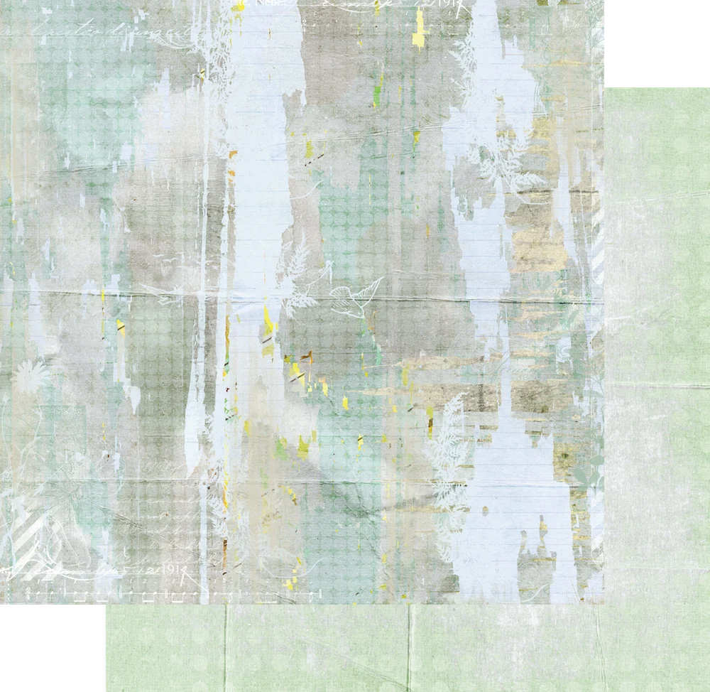 Uniquely Creative 12x12 Double Sided Paper- Delighted Curiosities- Foliage Whispers