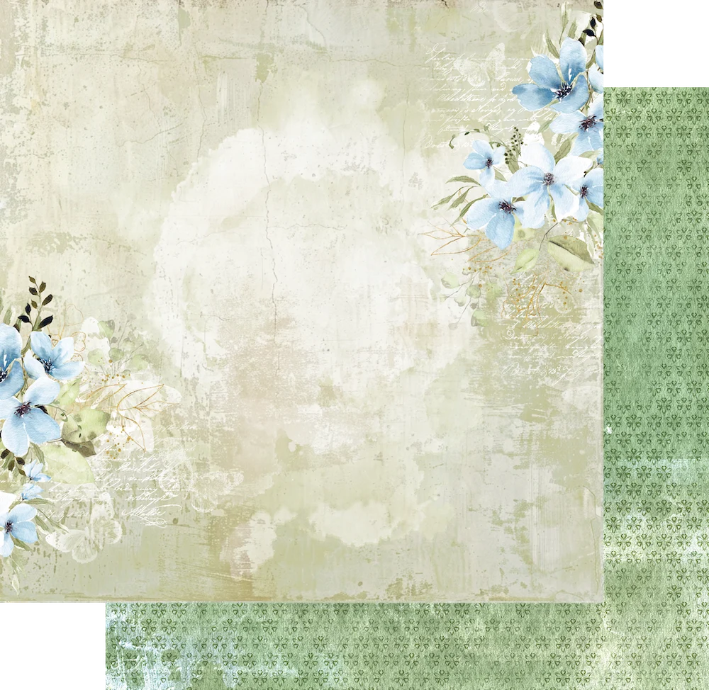 Uniquely Creative 12x12 Double Sided Paper - Delighted Curiosities- Garden Relics