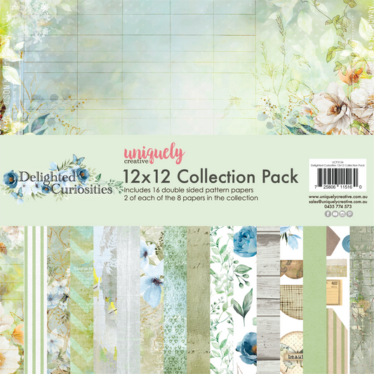 Uniquely Creative 12x12 Double Sided Paper Pack- Delighted Curiosities