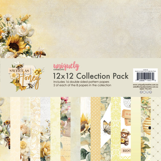 Uniquely Creative 12x12 Double Sided Paper Pack - Sweet As Honey