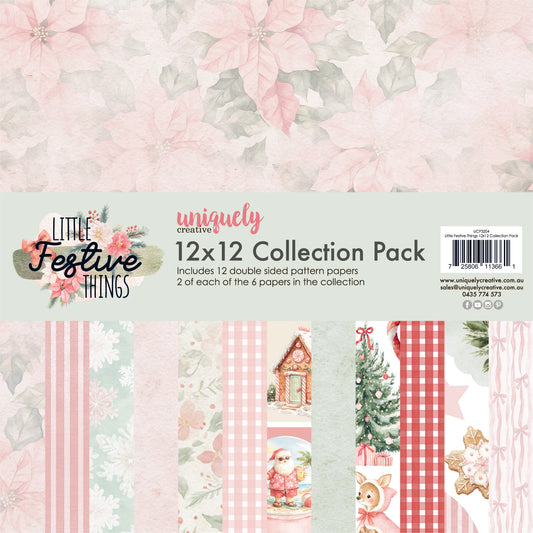 Uniquely Creative 12x12 Double Sided Paper Pack - Little Festive Things