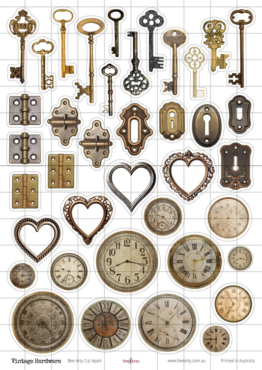 Bee Arty Cut Apart Sheet - Vintage Hardware