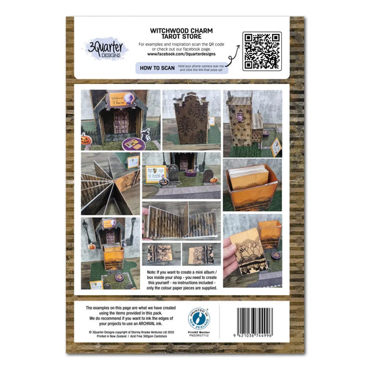 3Quarter Designs 3Quarter Lane Village - Witchwood Charm Tarot Store - October