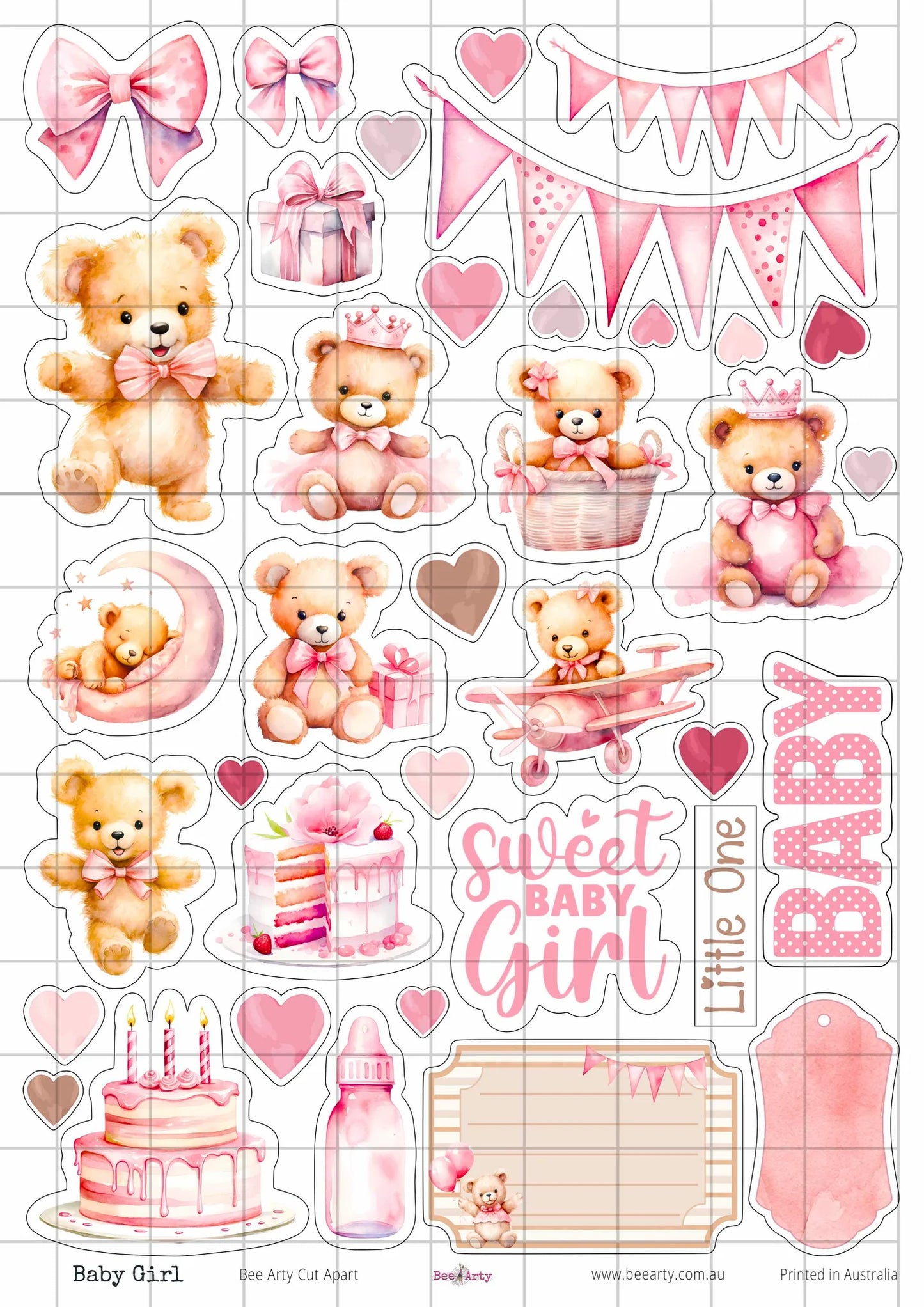 Bee Arty Cut Apart- Baby Girl