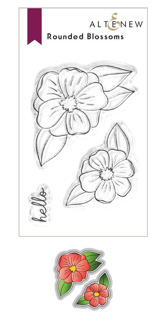 Altenew Clear Photopolymer Stamp - Rounded Blossoms