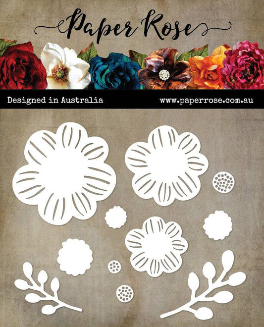 Paper Rose Studio Metal Die - Etched Bloom 2
