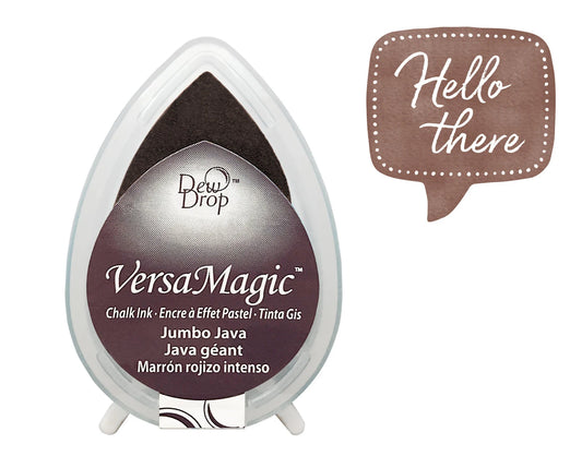 Tsukineko Versamagic Dew Drops Mini Ink Pad- Jumbo Java