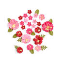 Kaisercraft Handmade Flowers- Bright Pink
