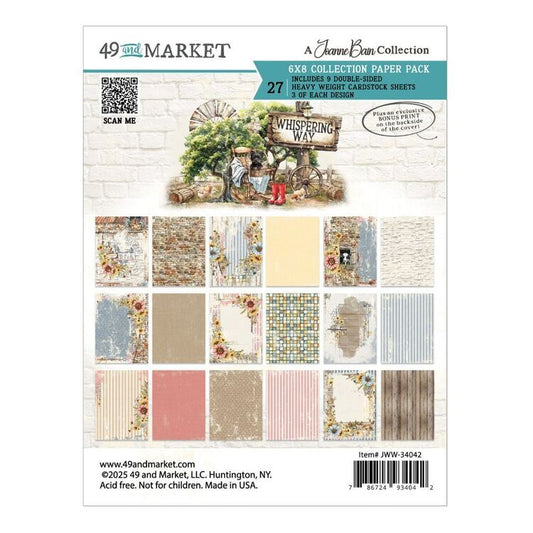 49 and Market 6x8 Collection Paper Pack - Whispering Way
