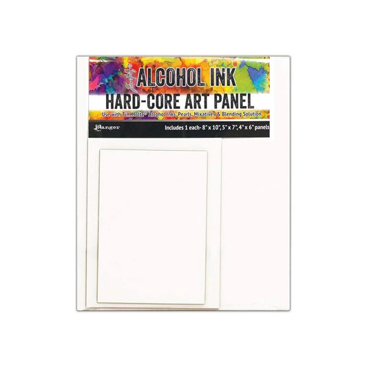 Ranger Tim Holtz Alcohol Ink Hard-Core Art Panel- 3 pack