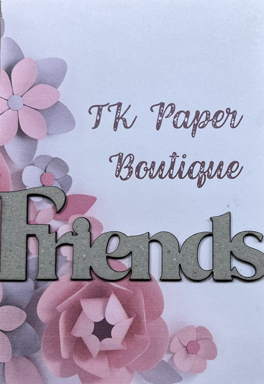Tk Paper Boutique Chipboard - Friends