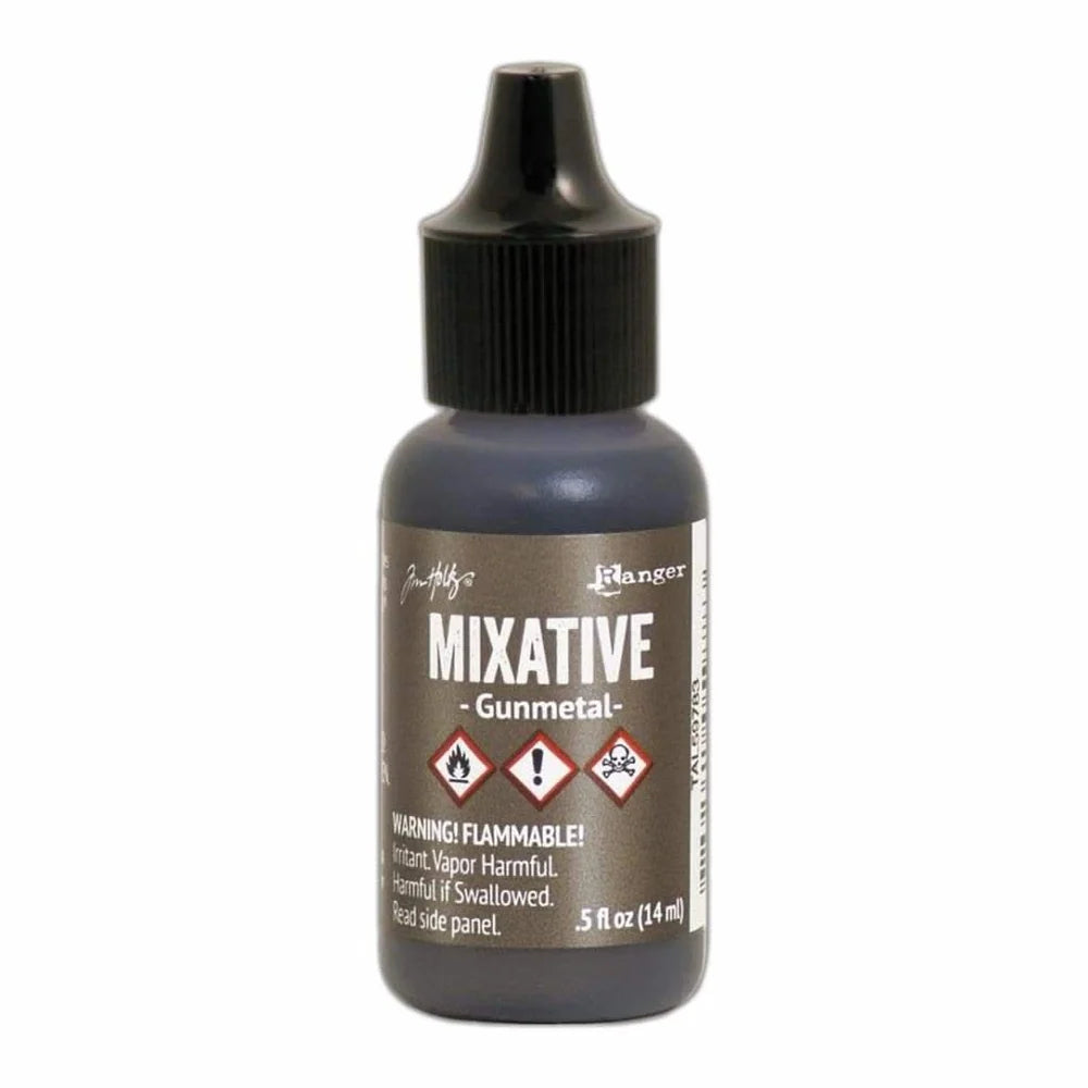 Ranger Tim Holtz Mixatives- Gunmetal 14mls