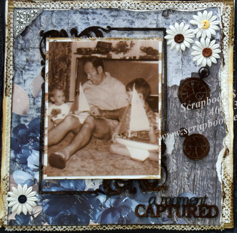 TK Paper Boutique Ready To Assemble Kit - A Moment Captured Scrapbook Kit