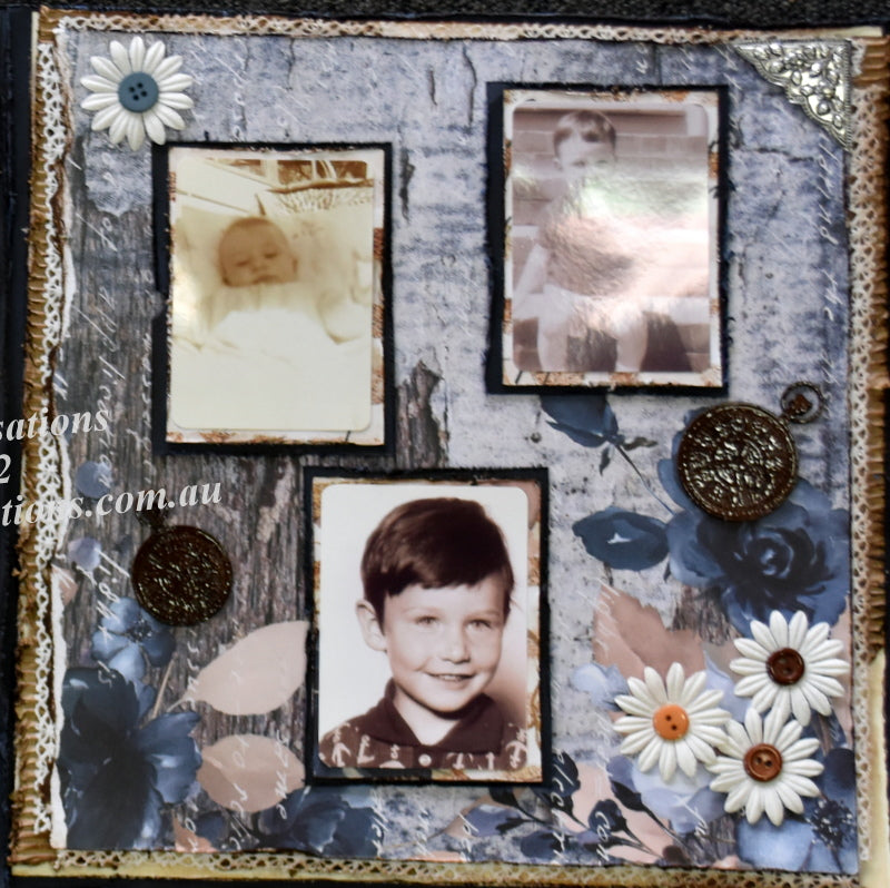 TK Paper Boutique Ready To Assemble Kit - A Moment Captured Scrapbook Kit