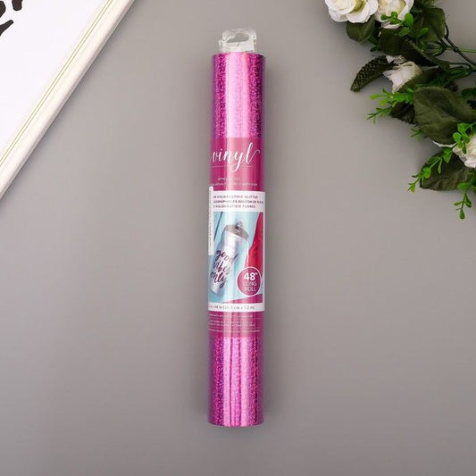 American Crafts Adhesive Vinyl 12"x 48" Glitter-Blossom