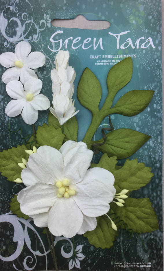 Green Tara Flower Pack - Cottage Garden White