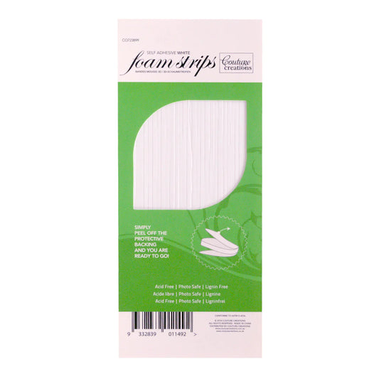 Couture Creations Foam Strips - White